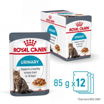 Visuel 1 du produit Pâtées pour chat adulte émincés en sauce Royal Canin Urinary Care - 12 x 85 g