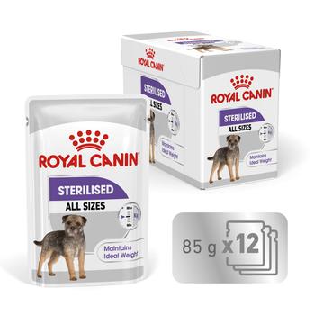 Visuel 1 du produit Pâtées pour chat stérilisé en mousse Royal Canin Sterilised - 12 x 85 g
