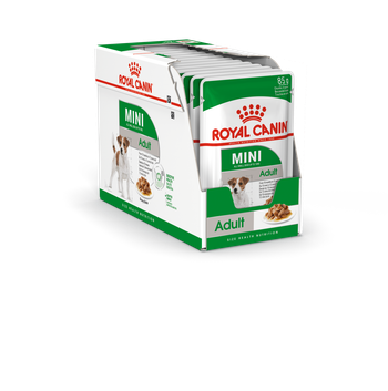 Visuel 1 du produit Pâtées pour chien adulte de petite taille Royal Canin Mini Adult - 12 x 85 g