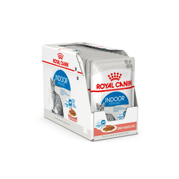 Visuel 1 du produit Pâtée pour chat d’intérieur stérilisé en sauce Royal Canin - 12 x 85 g