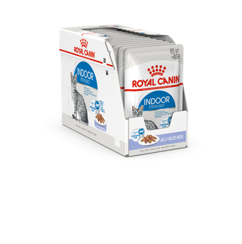 Visuel 1 du produit Pâtée pour chat d’intérieur stérilisé en gelée Royal Canin - 12 x 85 g
