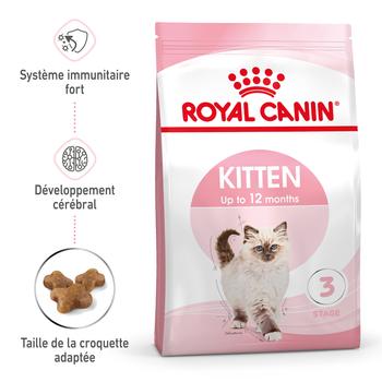 Visuel 1 du produit Croquettes pour chaton Royal Canin Kitten Croissance - 4 kg