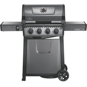 Visuel 1 du produit Barbecue gaz 4 brûleurs coloris gris Freestyle Napoléon - 132 x 64 x 116 cm
