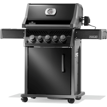 Visuel 1 du produit Barbecue gaz Rogue avec 3 brûleurs et réchaud latéral coloris noir Napoléon - 130 x 64 x 122 cm