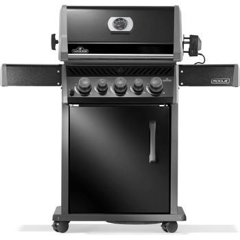 Visuel 1 du produit Barbecue gaz Rogue avec 3 brûleurs et réchaud latéral coloris noir Napoléon - 130 x 64 x 122 cm