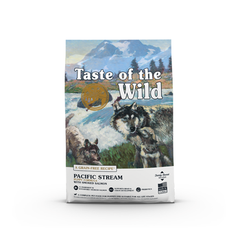 Visuel 1 du produit Croquettes pour chiot sans céréales saumon Taste of the Wild Pacific Stream - 2 kg