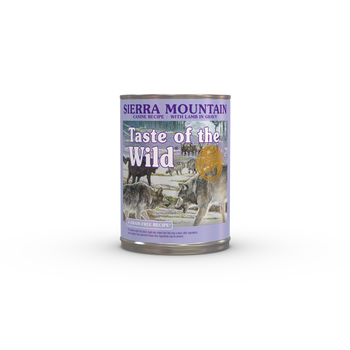 Visuel 1 du produit Pâtée pour chien adulte sans céréales agneau rôti Taste of the Wild Sierra Mountain - 390 g
