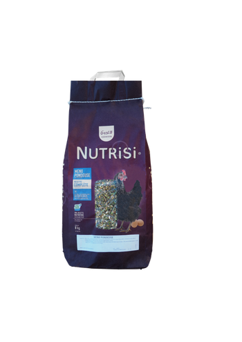 Visuel 1 du produit Aliment pour poules mélange de céréales Gasco Nutrisi menu pondeuse - 8 kg
