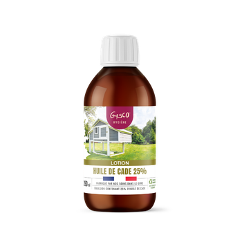 Visuel 1 du produit Lotion huile de cade 25 % pour poules Gasco - 280 ml