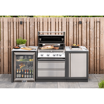 Visuel 1 du produit Barbecue gaz encastrable inox Napoléon BiPro 500 4 brûleurs - 82 x 63,5 x 61 cm