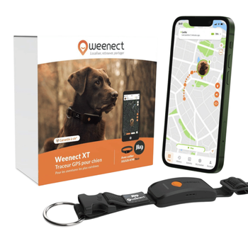 Visuel 1 du produit Traceur GPS pour chien coloris noir sans collier Weenect XT