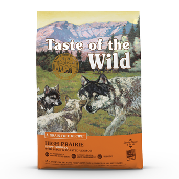 Visuel 1 du produit Croquettes pour chiot sans céréales bison et gibier rôti Taste of the Wild High Prairie - 2 kg