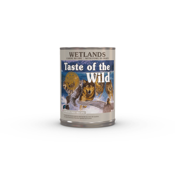 Visuel 1 du produit Pâtée pour chien adulte sans céréales canard Taste of the Wild Wetlands - 390 g