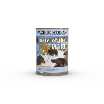 Visuel 1 du produit Pâtée pour chien adulte sans céréales saumon Taste of the Wild Pacific Stream - 390 g