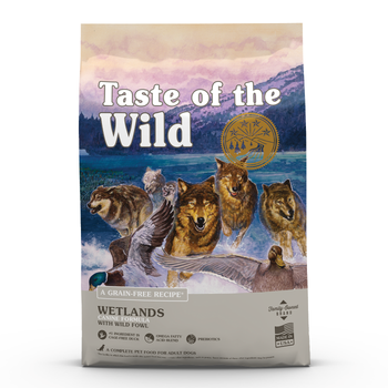 Visuel 1 du produit Croquettes pour chien adulte sans céréales canard Taste of the Wild Wetlands - 12,2 kg