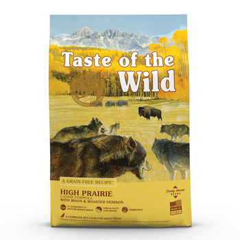 Visuel 1 du produit Croquettes pour chien adulte sans céréales bison et gibier rôti Taste of the Wild High Prairie - 12,2 kg