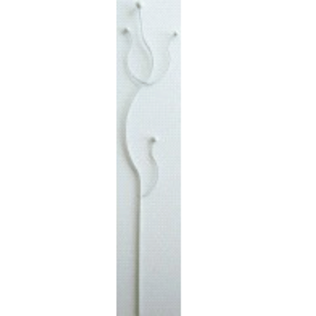 Visuel 1 du produit Mini Twiggy festonné  métal blanc