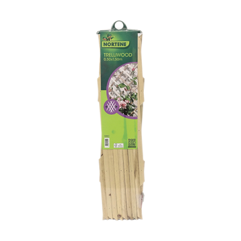Visuel 1 du produit Treillis extensible en bois Treilliwood vert 1,5m x H 50 cm