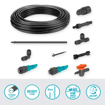 Visuel 1 du produit Kit d’initiation pour potagers arrosage goutte à goutte Gardena Micro-Drip System 60 m2