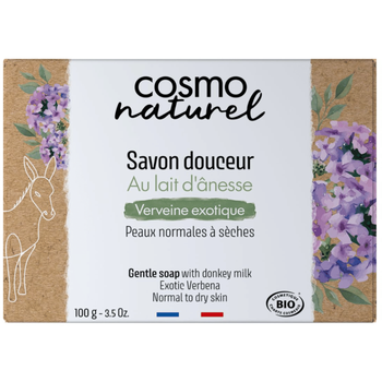 Visuel 1 du produit Savon Ânesse Verveine bio Étui 100 g vert