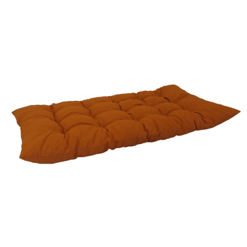 Visuel 1 du produit Coussin de dossier de palette en polyester/coton coloris abricot Banco - 120 x 60 x 10 cm