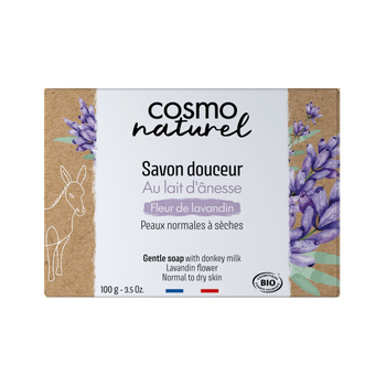 Visuel 1 du produit Savon Ânesse Lavande bio Étui 100 g bleu