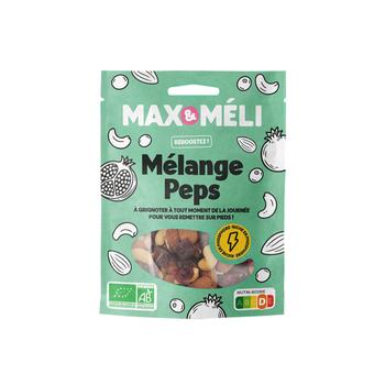 Visuel 1 du produit Mélange Peps de fruits secs bio Max&Méli - 125 g