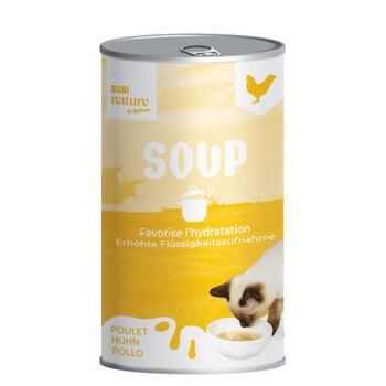 Visuel 1 du produit Soupe pour chat au poulet Bubi nature - 135 g