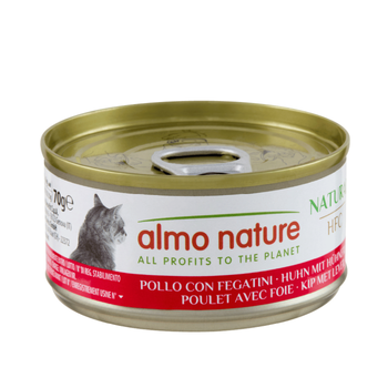 Visuel 1 du produit Pâtée pour chat HFC Jelly au poulet et foie Almo Nature - 70 g