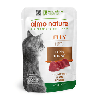 Visuel 1 du produit Pâtée pour chat HFC Jelly au thon Almo Nature - 55 g