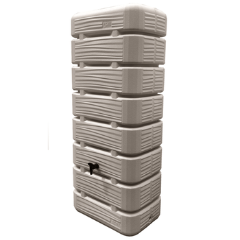 Visuel 1 du produit Récupérateur d’eau en plastique grège Bellijardin Dune - 320 L