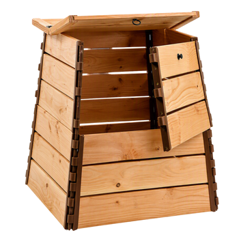 Visuel 2 du produit Composteur en bois botanic® - 250 L
