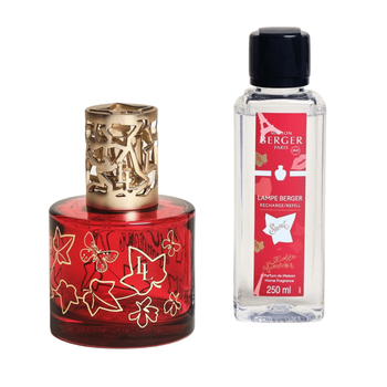 Visuel 1 du produit Coffret lampe Berger Lolita Lempicka Sweet en verre laqué rouge - 250 ml