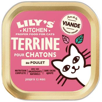 Visuel 1 du produit Terrine au poulet pour chaton Lily’s Kitchen - 85 g