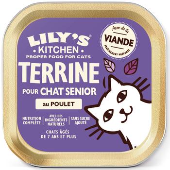 Visuel 1 du produit Terrine au poulet pour chat mature Lily’s Kitchen - 85 g