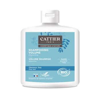 Visuel 1 du produit Shampoing volume Cattier sans sulfate bio en flacon de 250 ml
