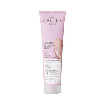 Visuel 1 du produit Masque à l’argile rose Cattier bio en format de 100 ml