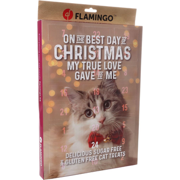 Visuel 1 du produit Calendrier de l’Avent pour chat friandises Flamingo