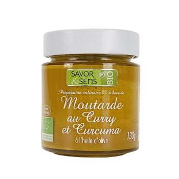 Visuel 1 du produit Moutarde bio au curry et curcuma 130 g