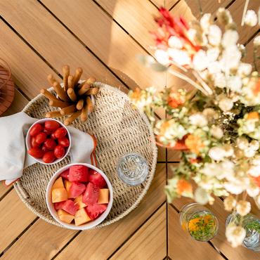 Un apéro d'été sur une terrasse