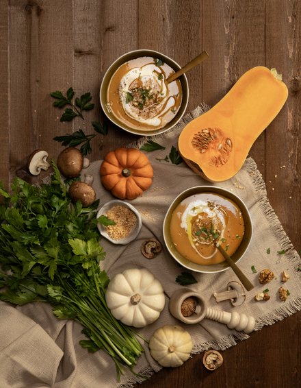 Une recette de soupe pour l'automne