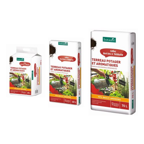 Visuel 1 du produit Terreau potager et plantes aromatiques botanic®