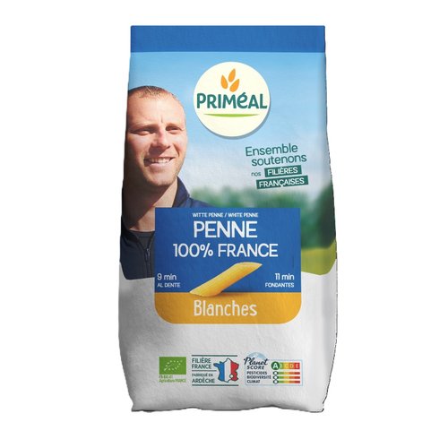 Visuel 1 du produit Penne blanches bio - 500 gr