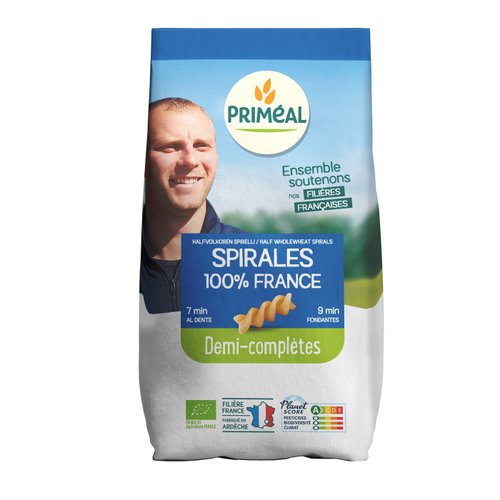 Visuel 1 du produit Spirales demi completes 500 g PRIMEAL