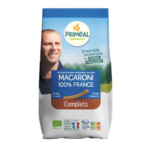 Visuel 1 du produit Macaronis complets PRIMEAL 500 g