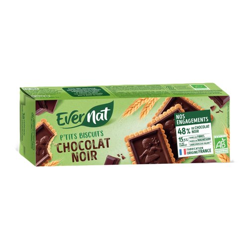 Visuel 1 du produit P’tits beurre au chocolat noir bio 150 g