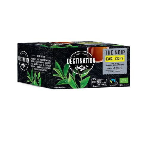 Visuel 1 du produit Thé noir earl grey bio Destination - 100 g