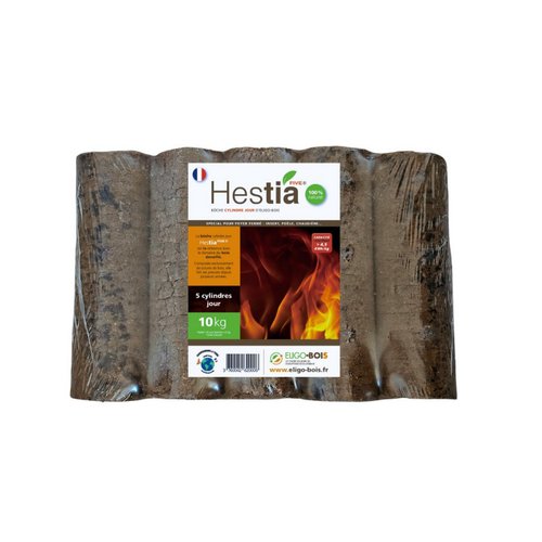 Visuel 1 du produit Bûche de bois densifié Hestia Five Eligo-Bois