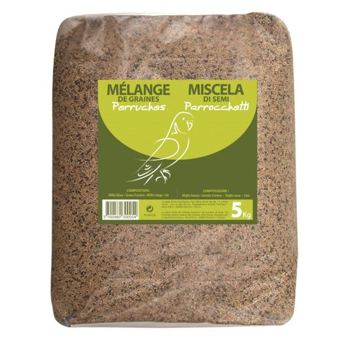 Visuel 1 du produit Mélange pour Perruches Premium en sac de 5 kg