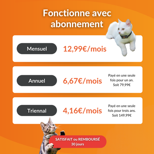 Visuel 10 du produit Traceur GPS pour chat coloris noir Weenect